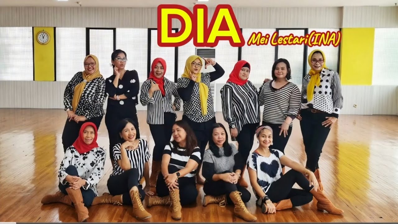 Dia Linedance || Mei Lestari(INA) Oct 2024 || Improver || Mahits ULD DKI 30