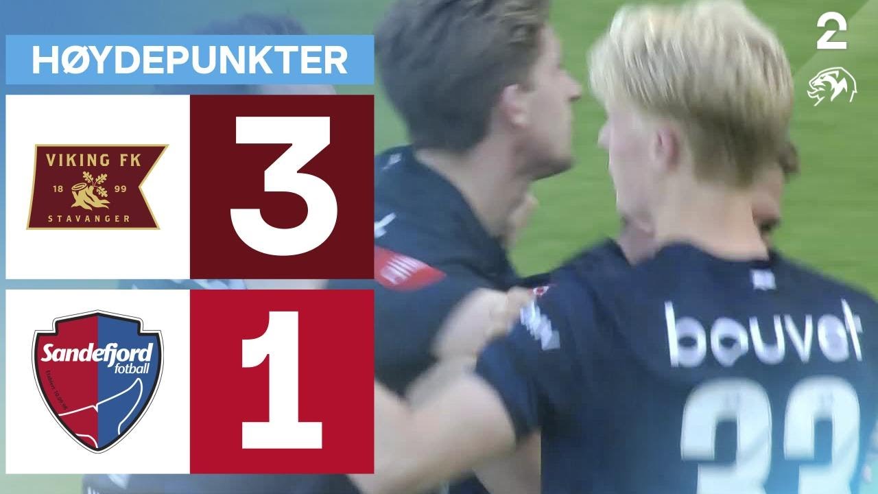 Viking 3 - 1 Sandefjord - Høydepunkter