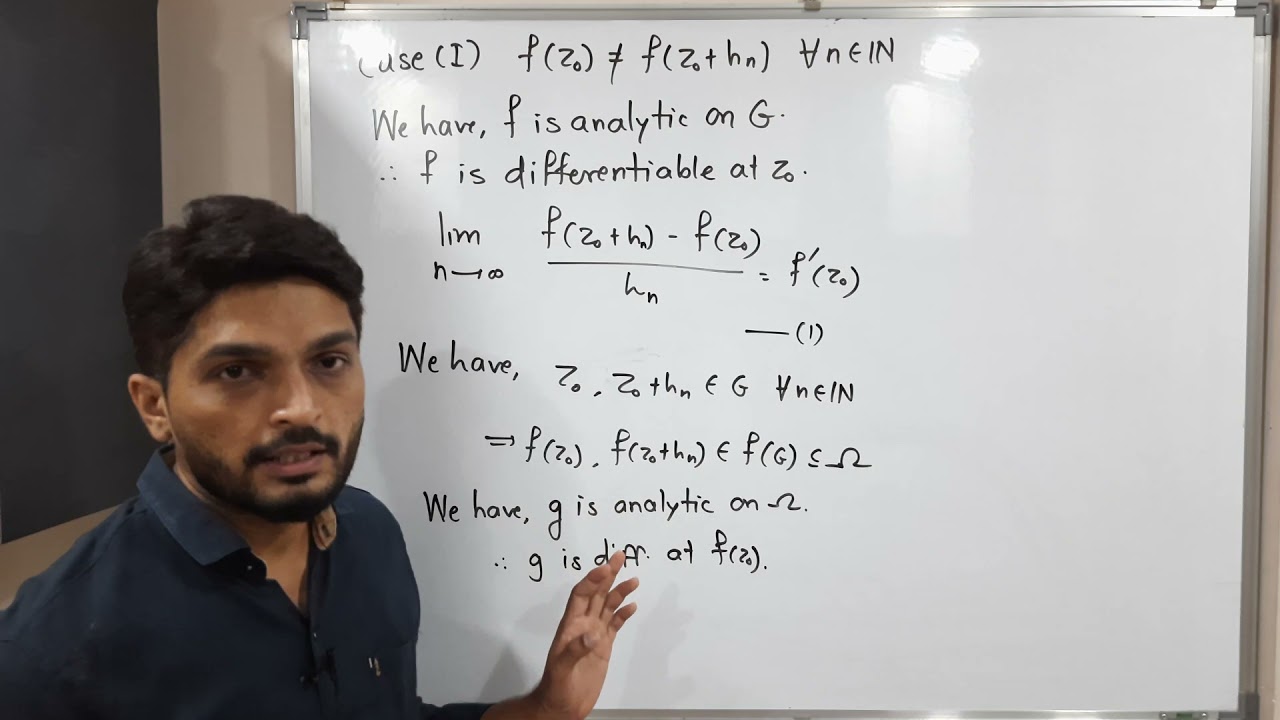Complex Analysis | Unit 1 | Lecture 40 | Chain Rule