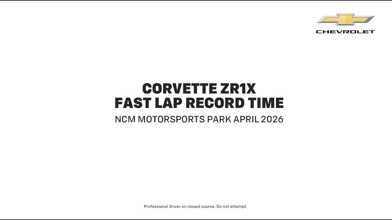 NCM Motorsports Park Record Hot Lap | Corvette ZR1X | Chevrolet​