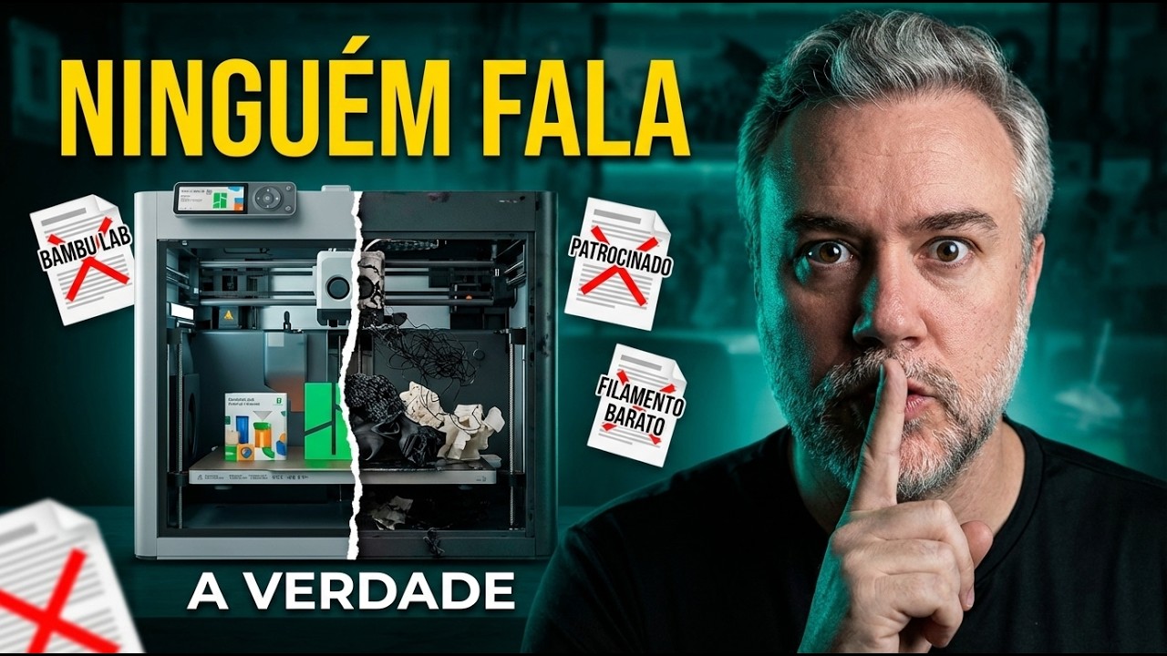 Voc&ecirc; VAI ODIAR esse V&iacute;deo (10 Verdades sobre Impress&atilde;o 3D)