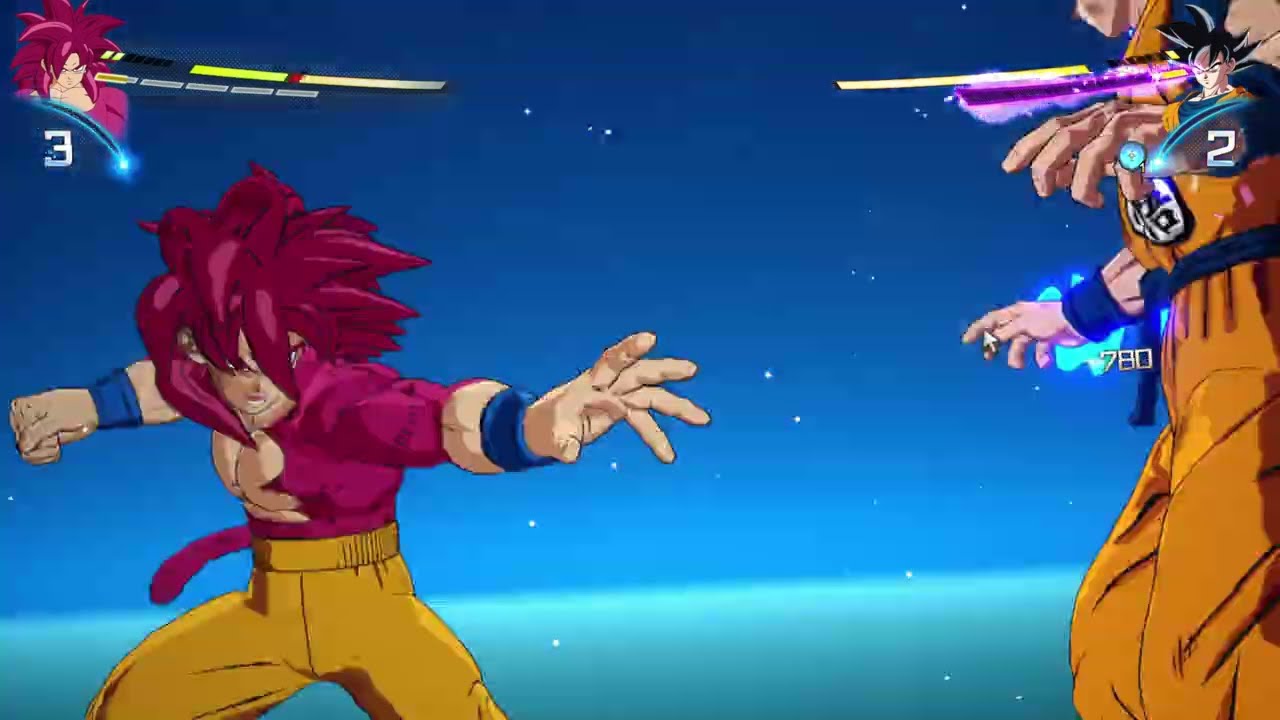 Goku Daima SSJ4 VS Goku MUI (VeryHard/Super) (Sparking Zero)