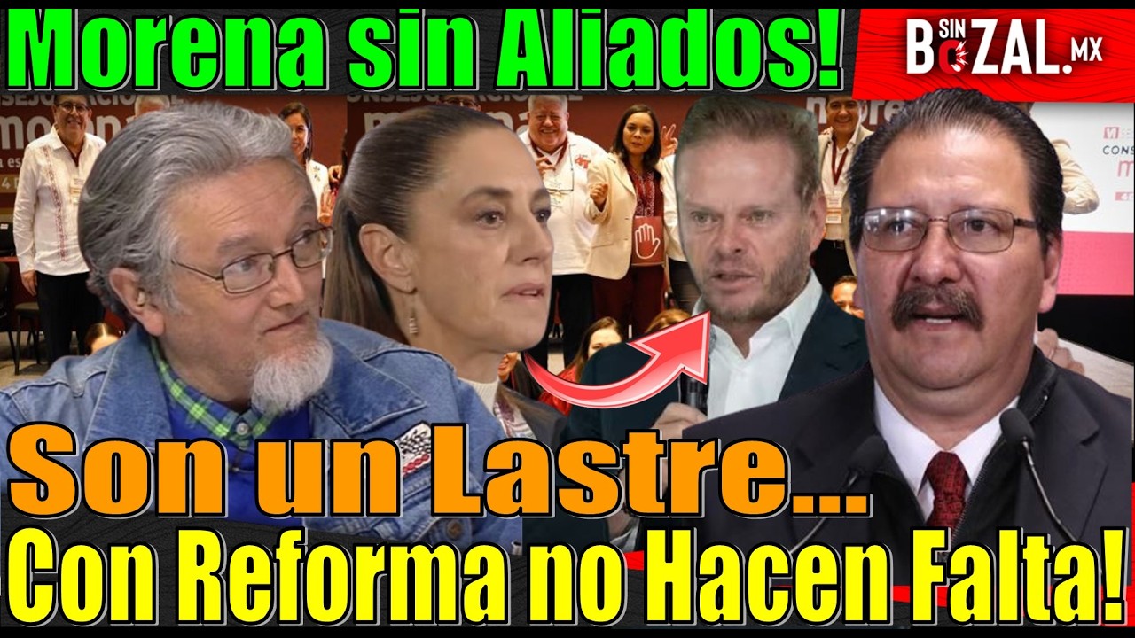 ESPECIALISTAS SEÑALAN, MORENA NO NECESITARÁ ALIADOS COMO EL PT Y VERDE!