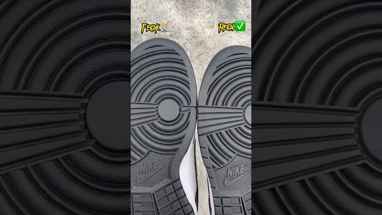 Real Vs Fake Nike Panda Dunk #sneakerhead #sneakers #viral