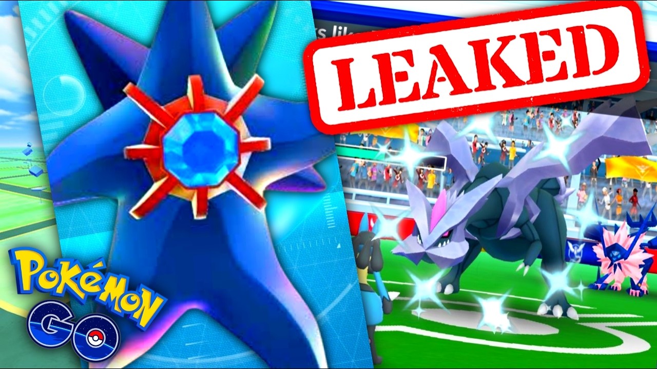 *LEAKED MEGA STARMIE RAID DAY & NEW SHINY FORM CHANGE SCREEN IN RAIDS* Pokemon GO news & tips