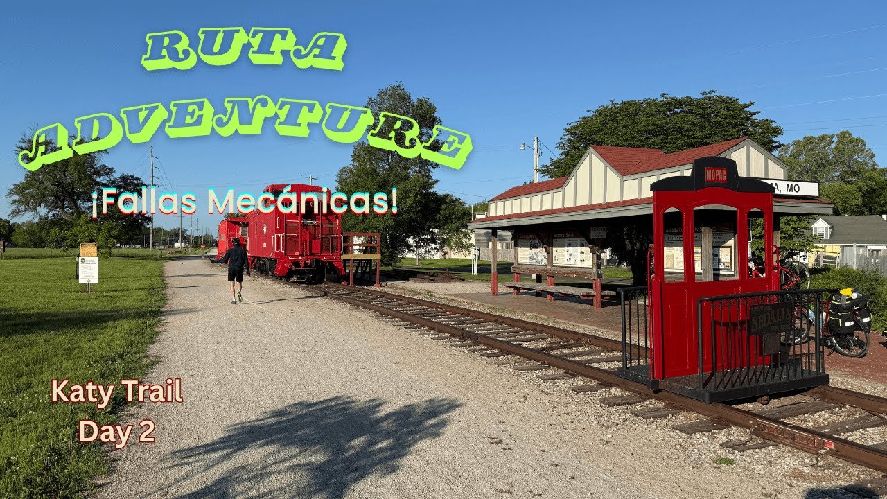 KATY Trail Día Dos: ¡Fallas Mecánica en la ruta! Mechanical Failures on the route!