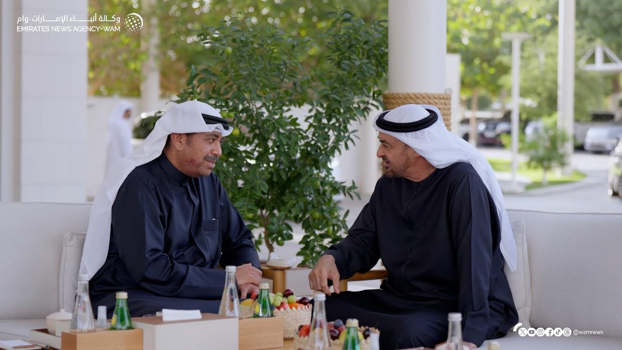 رئيس الدولة يستقبل وزير الدفاع الكويتي
