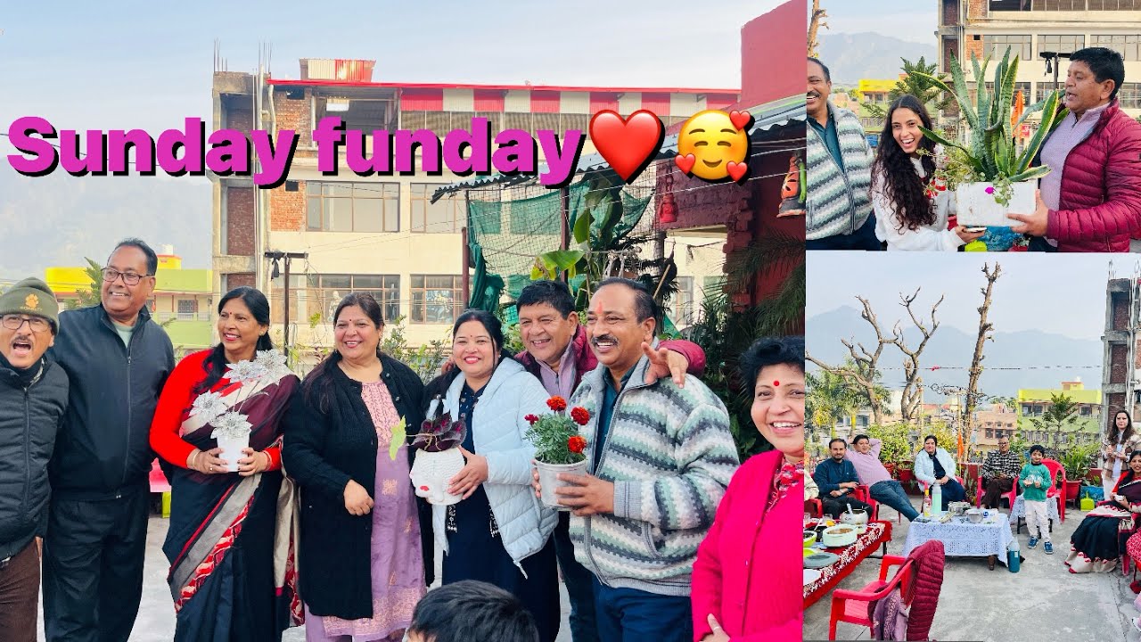 🥰😃इतवार को की बड़िया दावत और की खूब सारी मस्ती 😂😂❤️