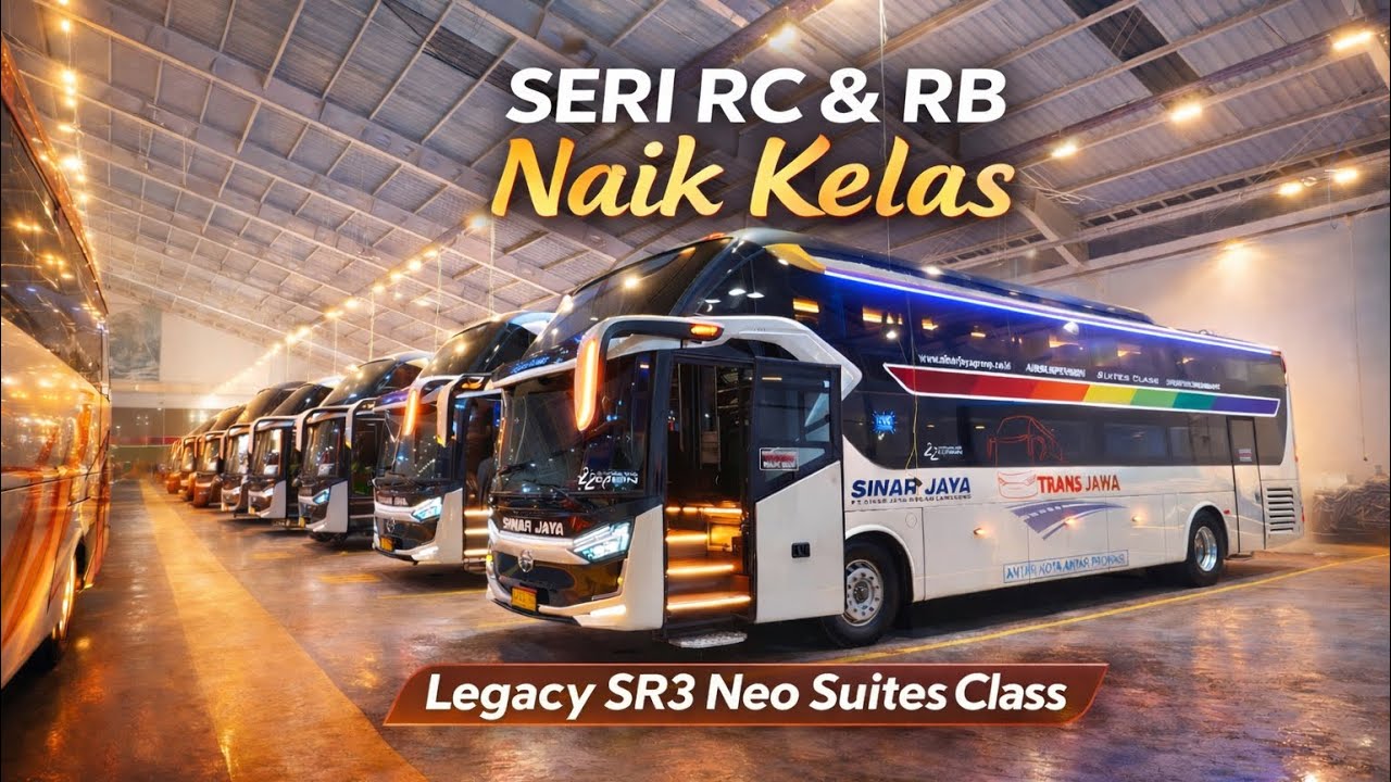 Nggak Ada Habisnya! Sinar Jaya Gas Terus Pakai Legacy SR3 Neo Suites Class Karoseri Laksana