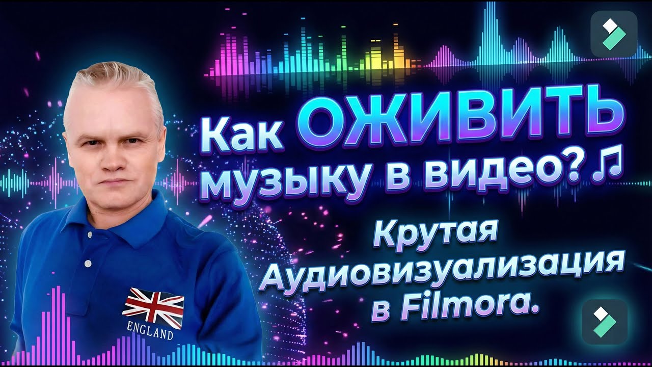 Крутая Аудиовизуализация, Растягивание звука и Эффекты. ТОП фишек Filmora