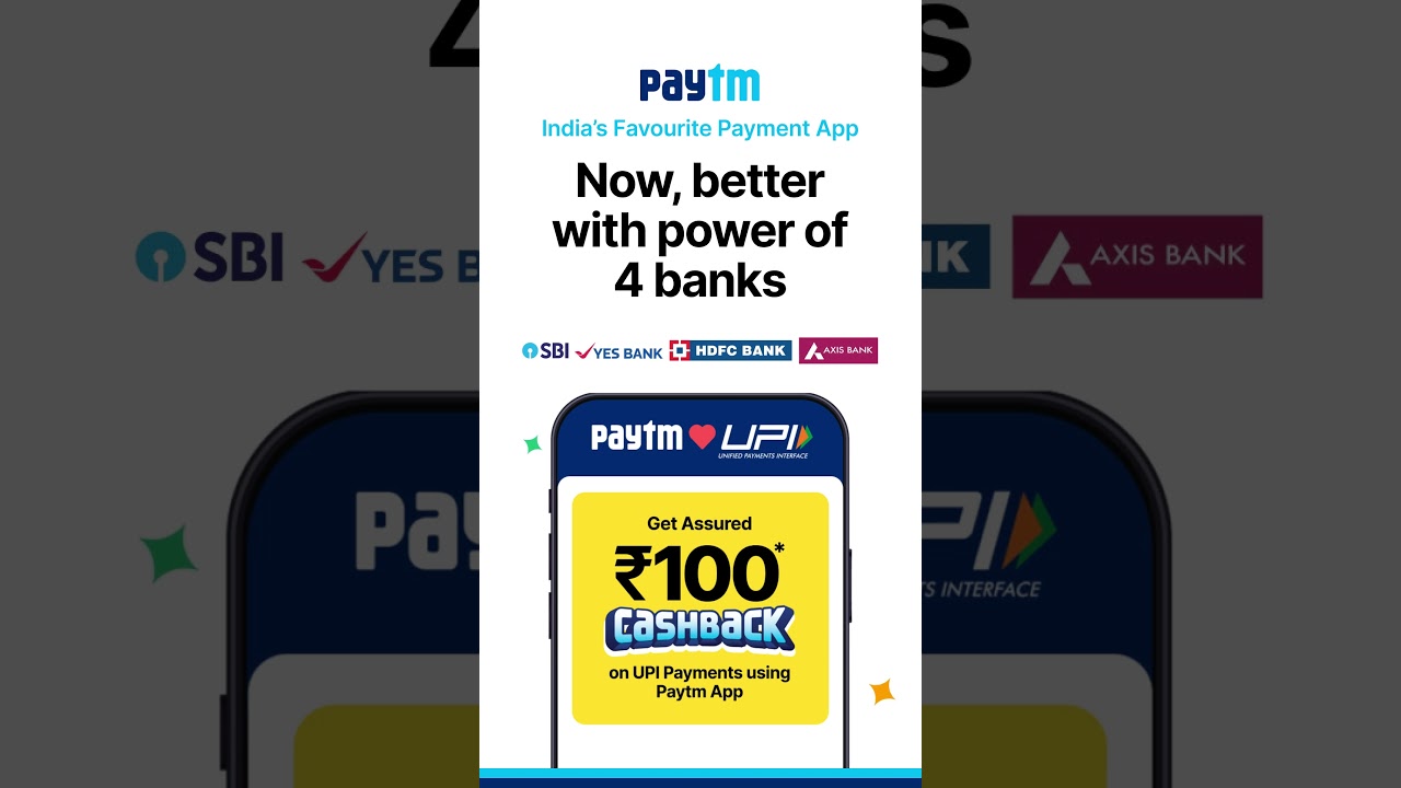 Paytm is now powered by four leading banks! 🚀