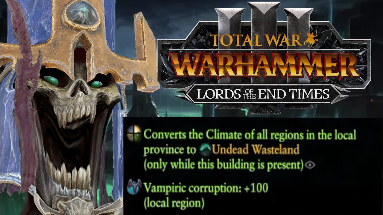Nagash Makes The Lands in Campaign Totally Unsettleable By Changing  Climate Into Undead Wastelands