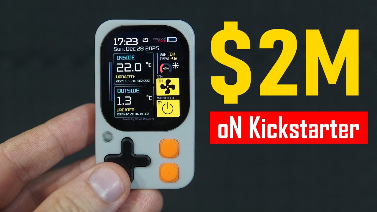 Это устройство на базе ESP32 собрало 2 миллиона долларов на Kickstarter.