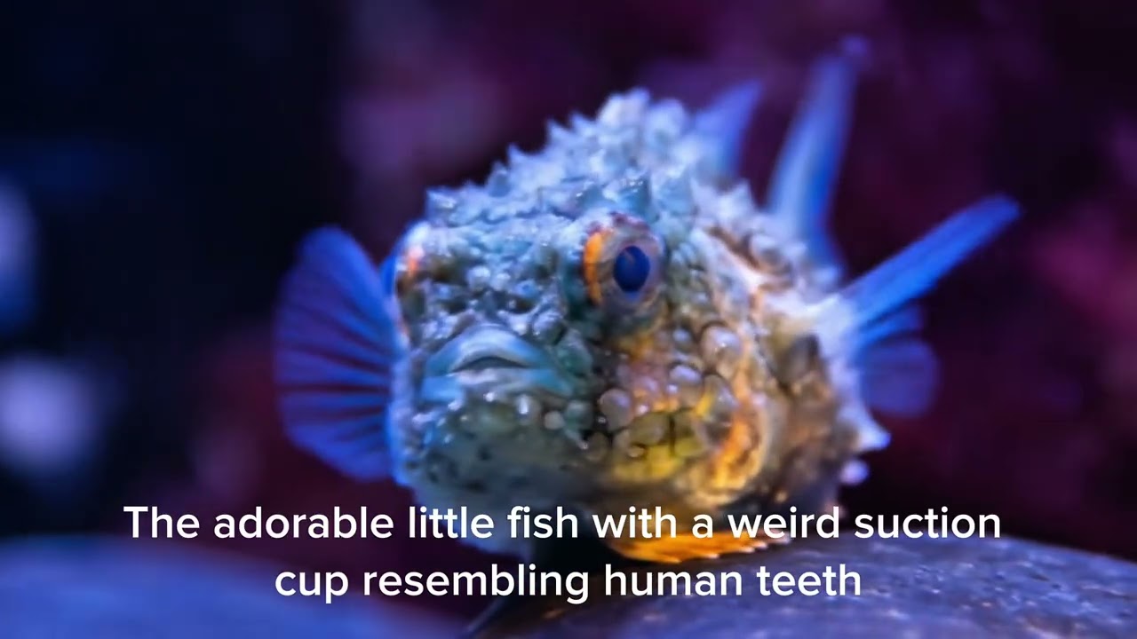 Pacific spiny lumpsucker: The adorable little fish with a weird suction cup resembling human teeth