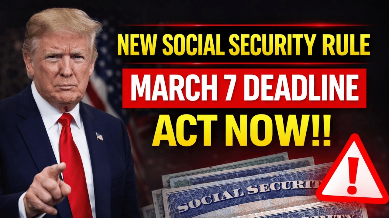 NEW Social Security RULE STARTS March 7! ARE YOU READY!