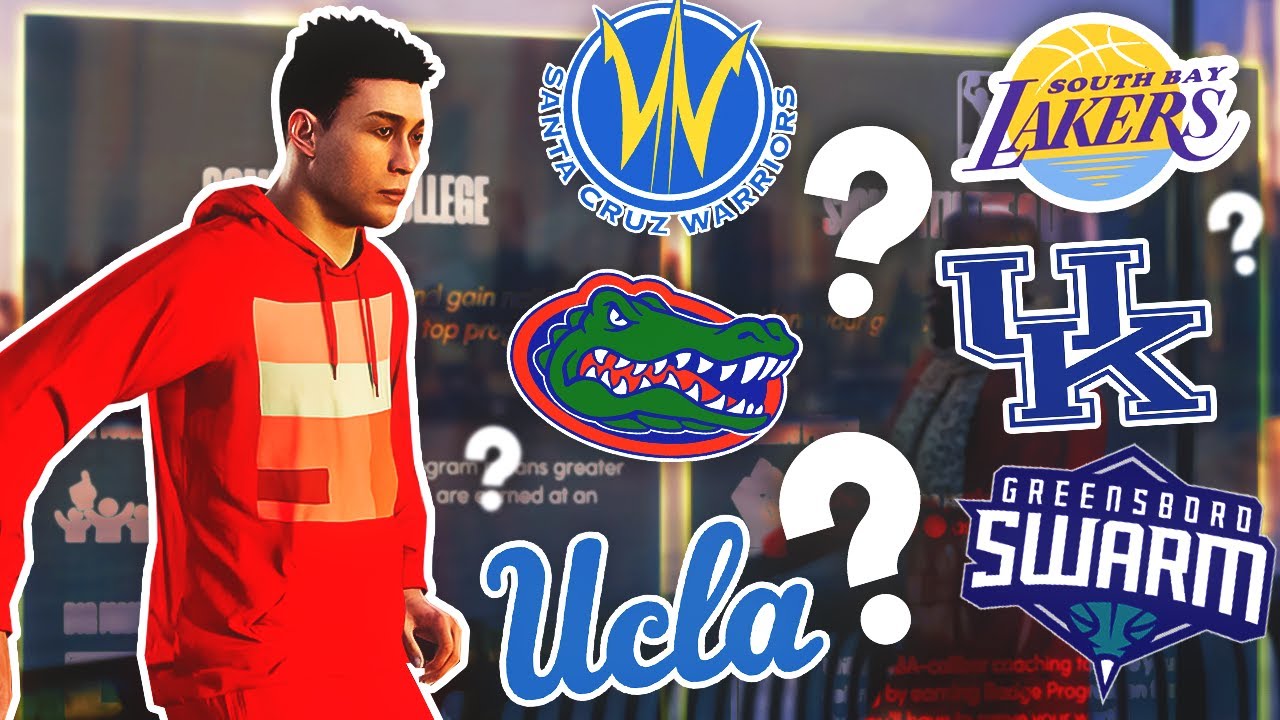 COMMIT TO COLLEGE OR GO TO THE G LEAGUE!? 2K21 Next Gen MyCareer EP.2