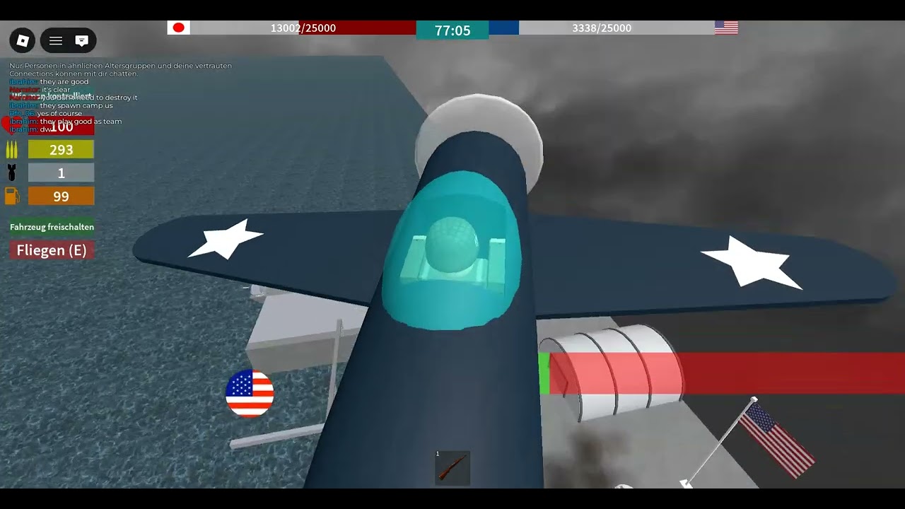 WORL WAR 2 roblox  fight in the air PART 1