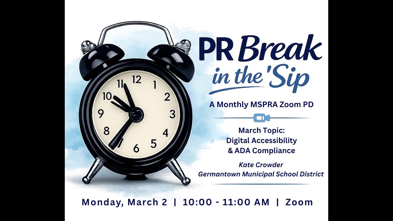 PR Break in the 'Sip—Kate Crowder on ADA Compliance