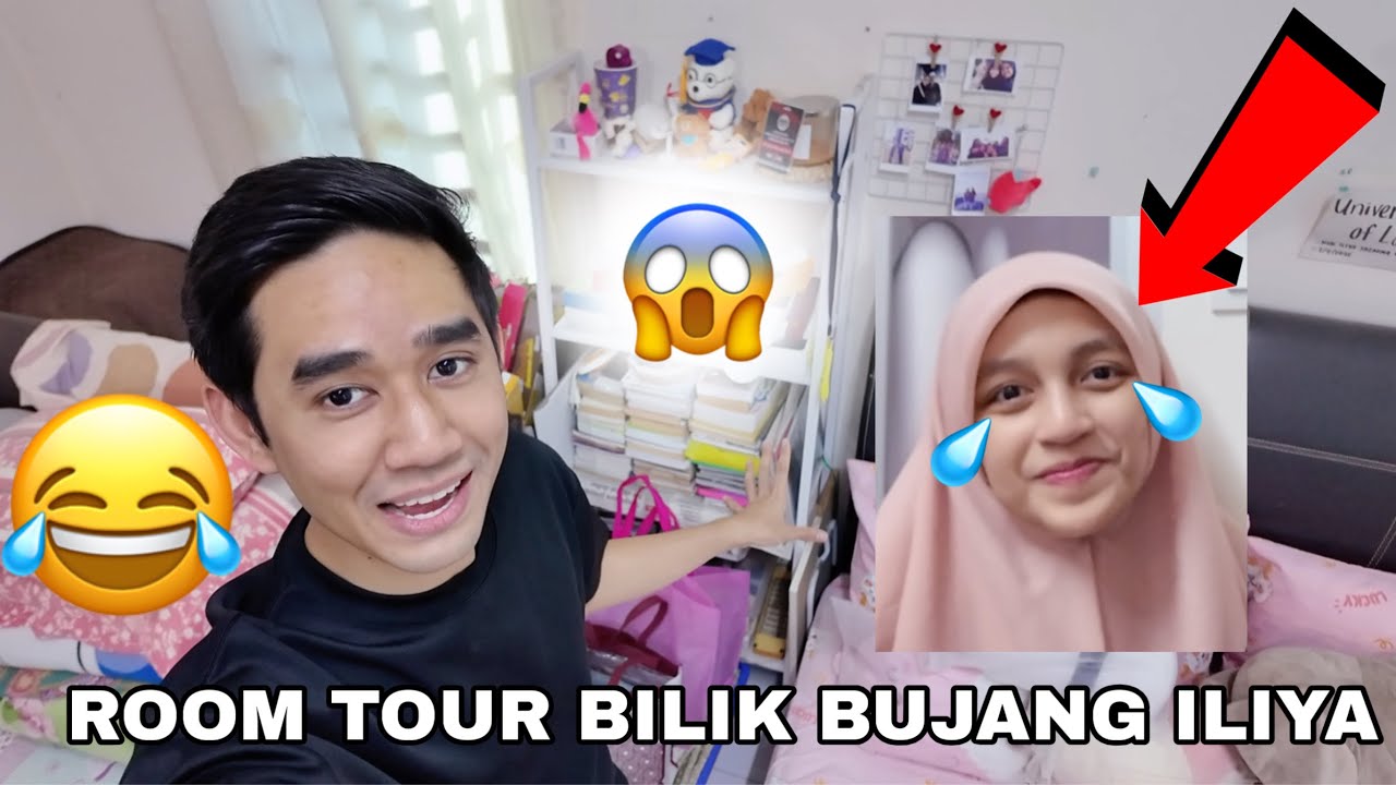 ROOM TOUR BILIK BUJANG ILIYA 😂 PEMINAT AQILZULKIFLEE 😝