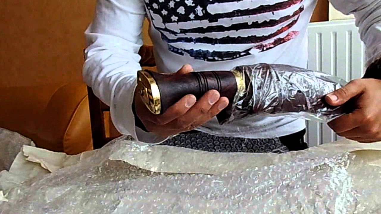 Unboxing Kukri - Khukuri House type Kukri Brown Bond (X Factory)
