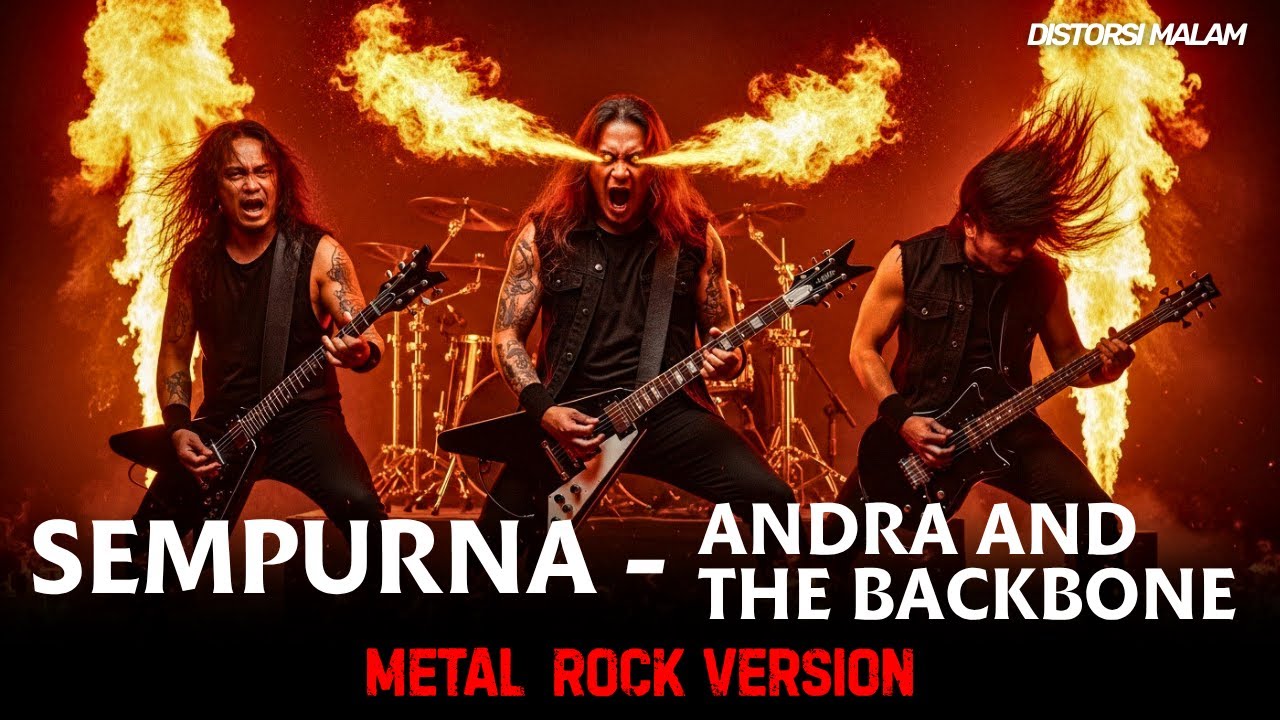 SEMPURNA - ANDRA AND THE BACKBONE ┃ COVER VERSI HARD ROCK METAL