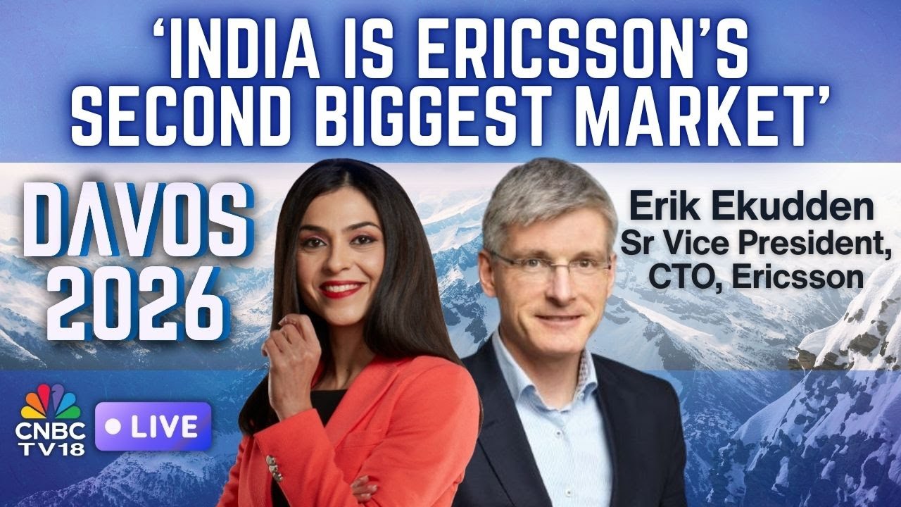 Davos WEF 2026 LIVE | In Conversation With Erik Ekudden, Sr Vice President, CTO, Ericsson | N18L