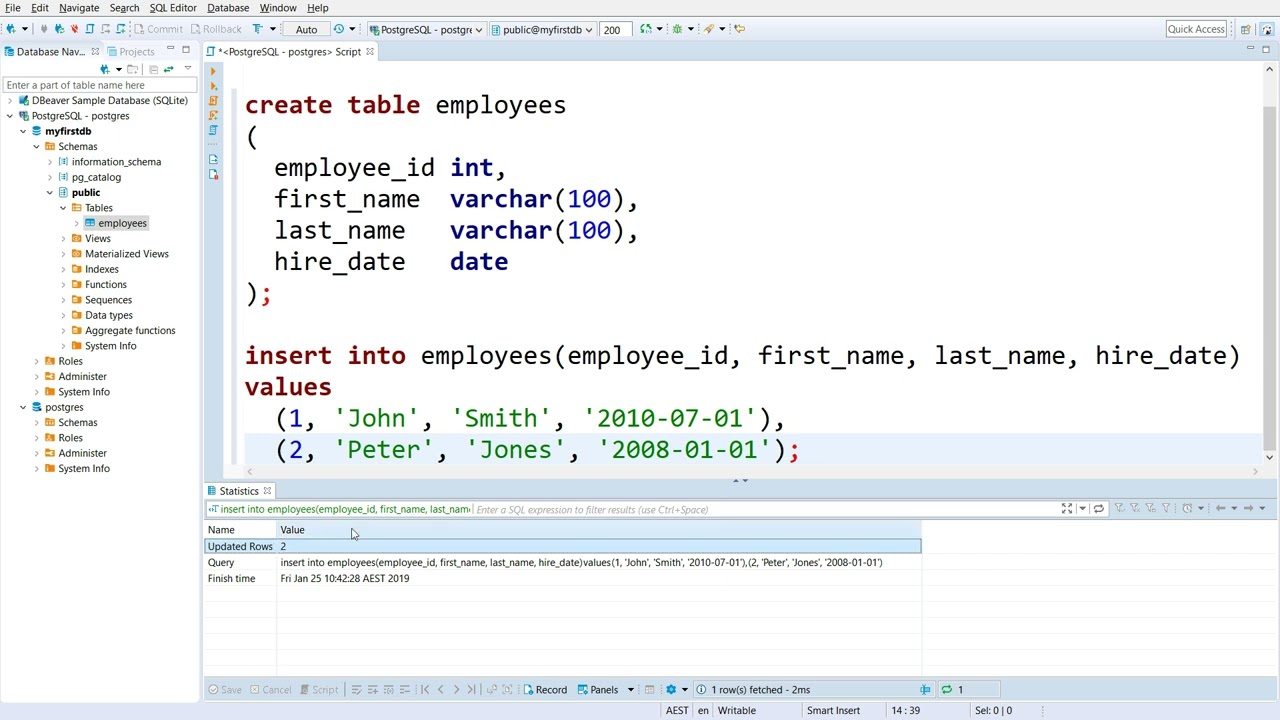 06 - Creating your first database and table | Mastery with SQL