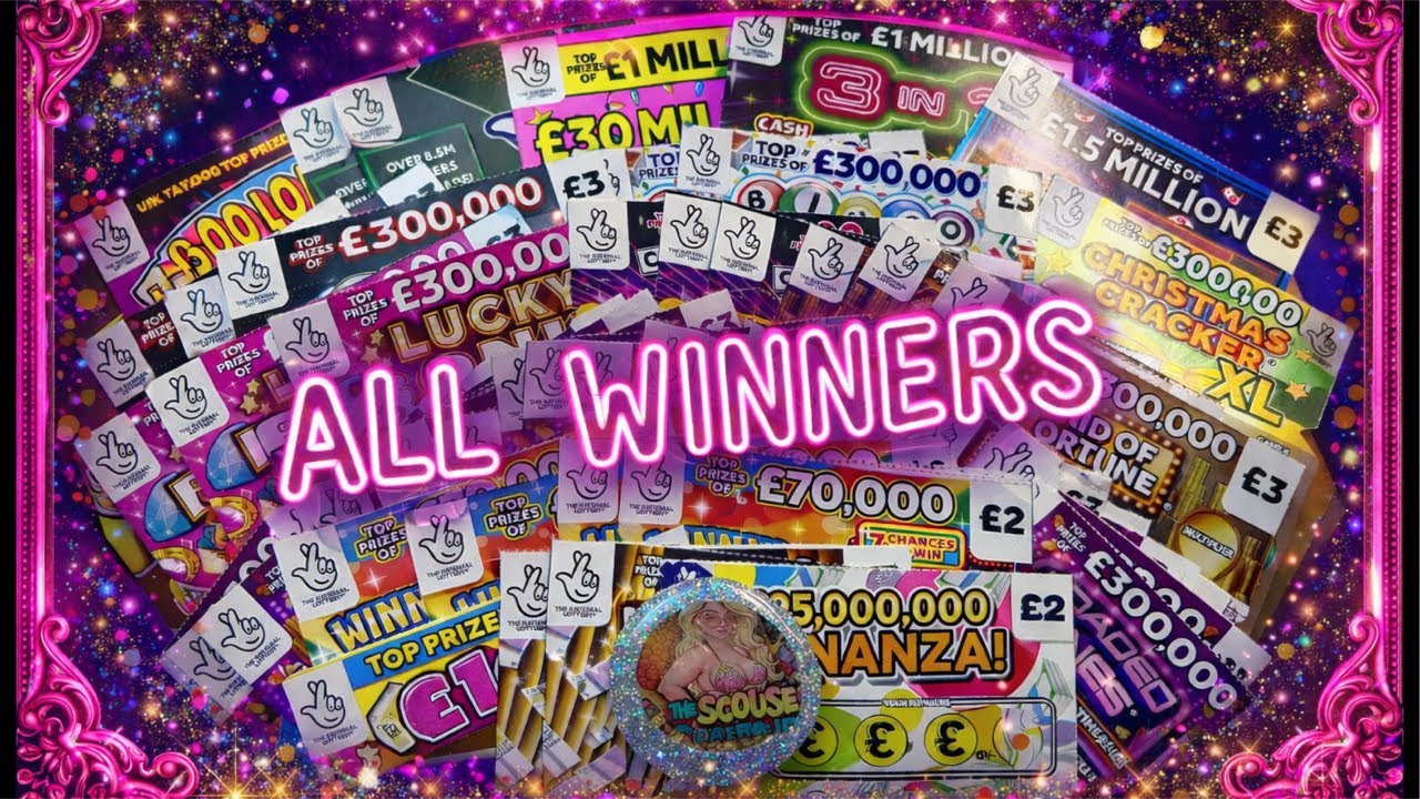 LIVE BIG WINNERS NEW SCRATCHCARDS & TOP PRIZES!