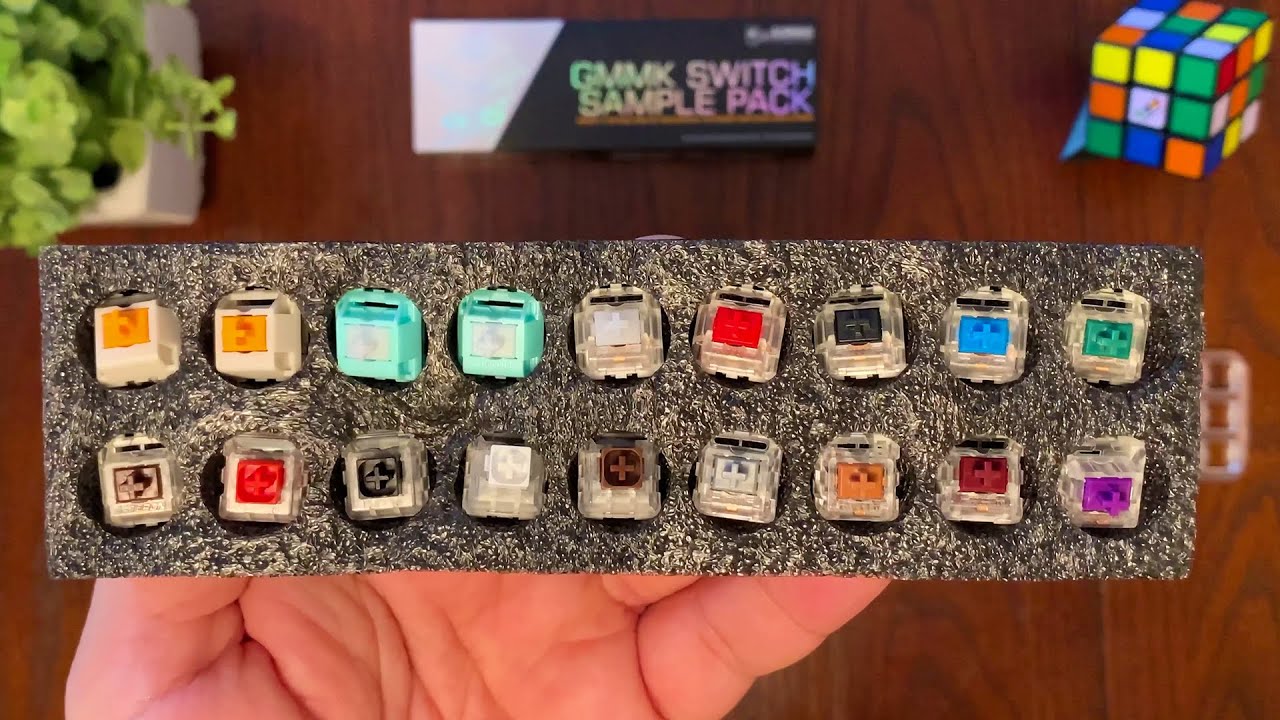 Glorious Keyboard Switch Sample Pack - Gateron | Kailh | Panda | Lynx Mechanical Keyboard Switches