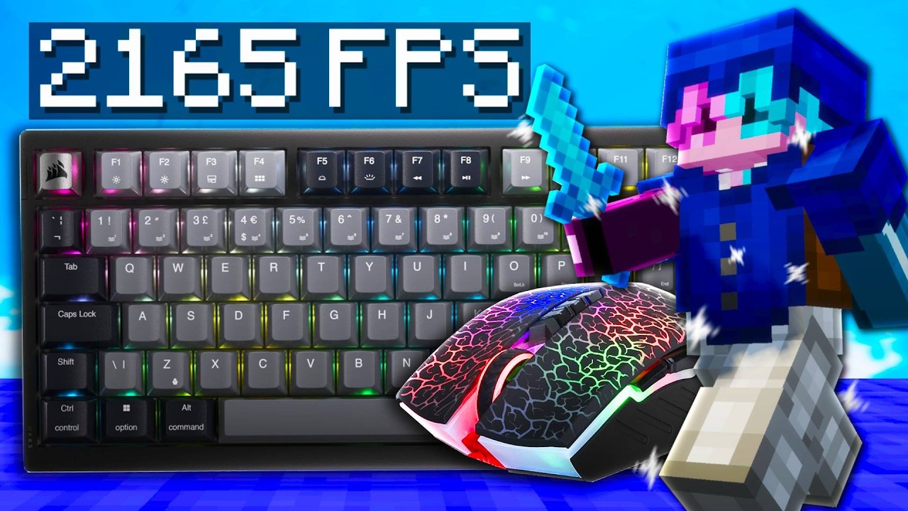 Chill Bedwars ASMR Keyboard & Mouse Sounds | Hypixel Bedwars