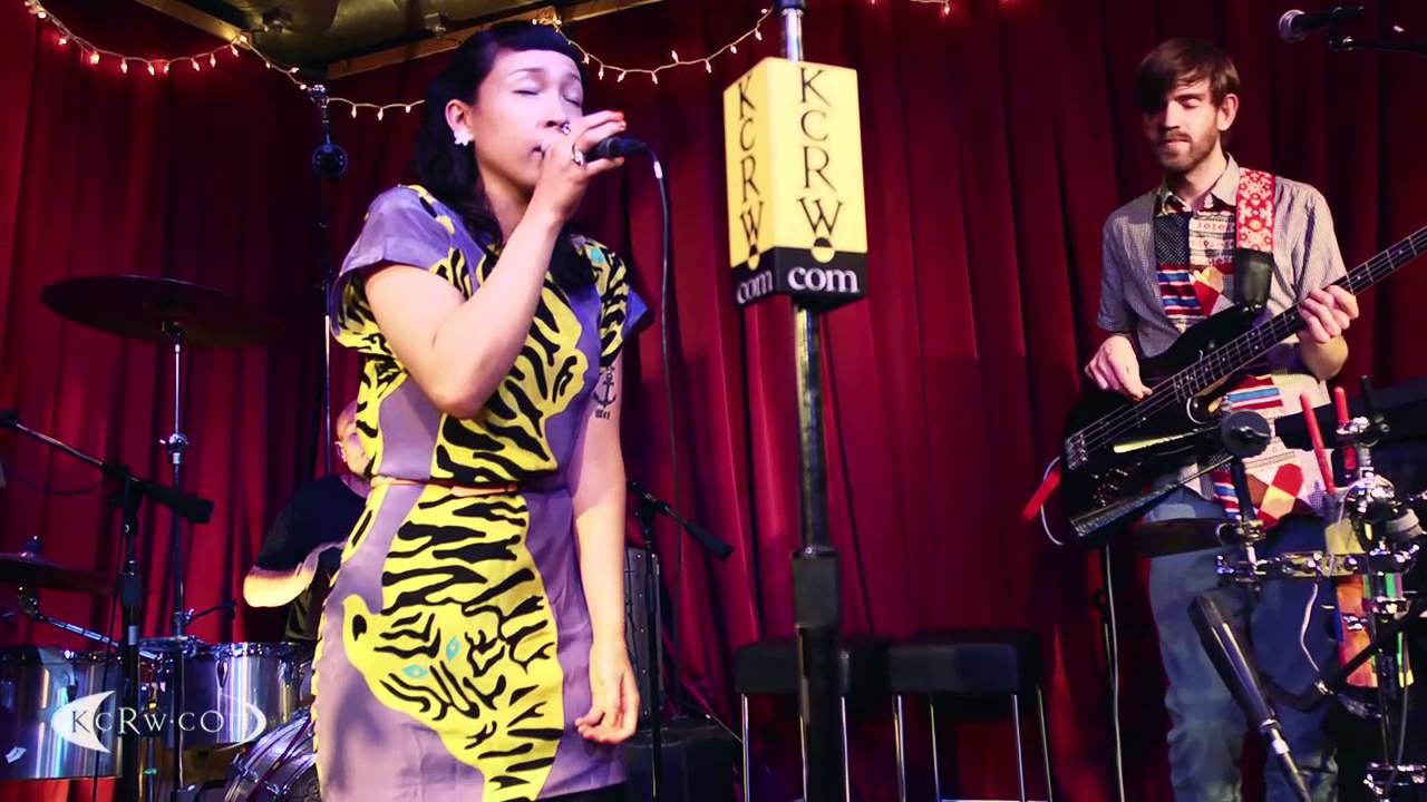Little Dragon performing 