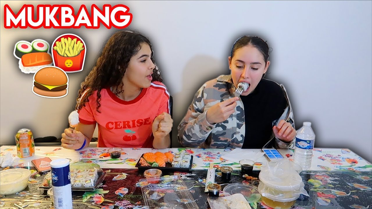MUKBANG ET RACONTAGE DE VIE AVEC MA SOEUR