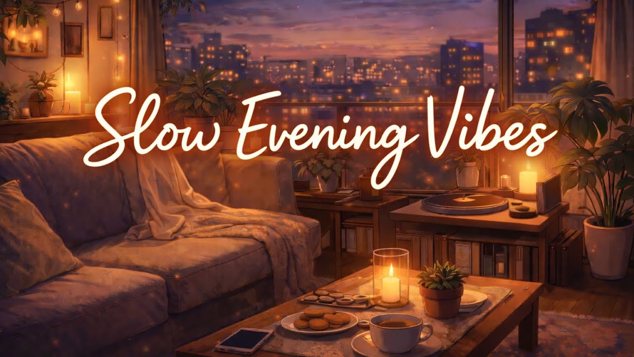 Slow Evening Vibes 🌙 | Cozy LoFi to Relax & Unwind