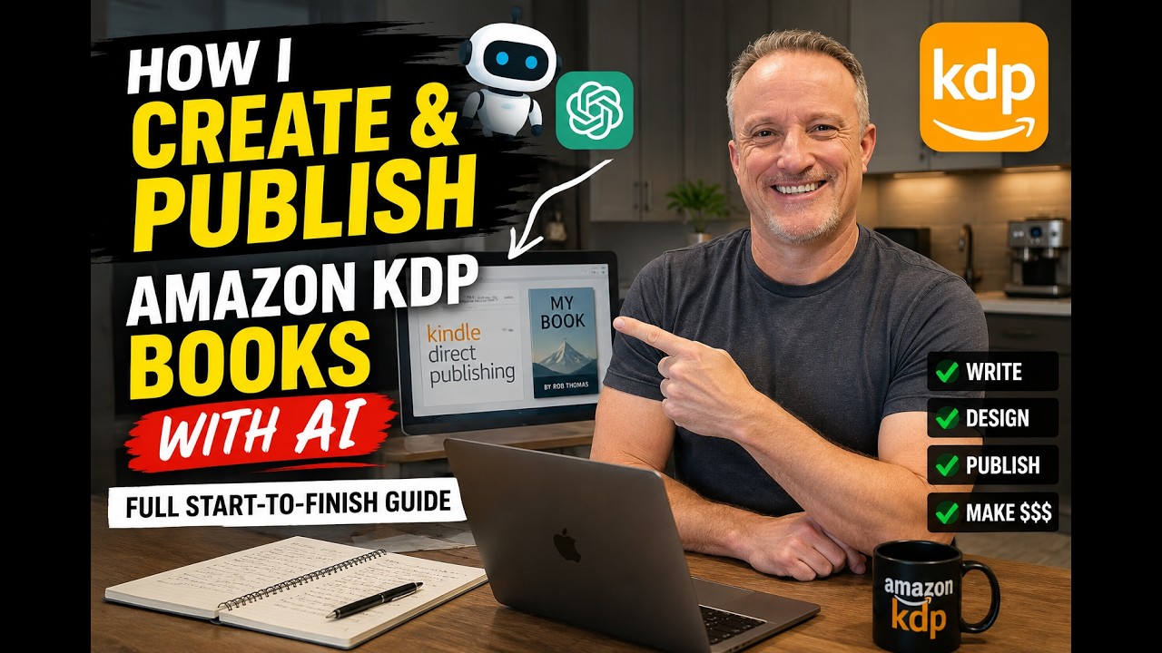 How I Create and Publish Amazon KDP Books with AI | Full Start-to-Finish Guide