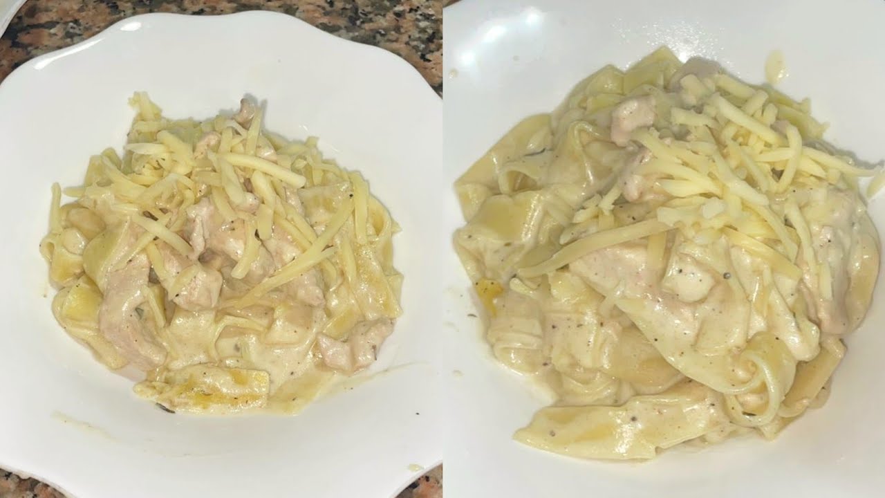تاقلياتال بالإسكالوب و الصلصة البيضاء مستحيل تجربوه و ماتعاودوهش 🍝❤️🌷