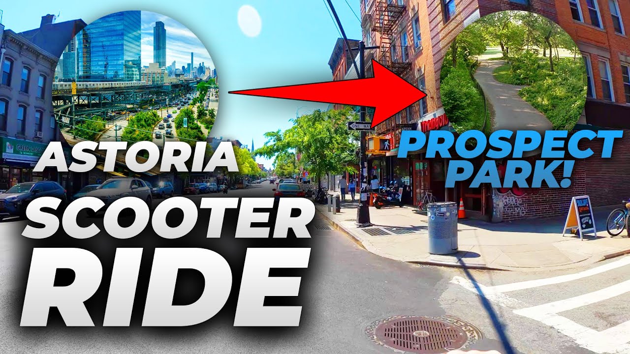 NYC Electric Scooter Ride : Astoria, Queens to Prospect Park, Brooklyn