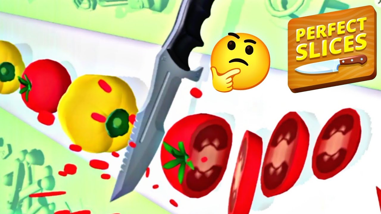 Perfect Slices: Cutting Gameplay Live Now! 🍎🍏🍎🔪#perfectslices #live