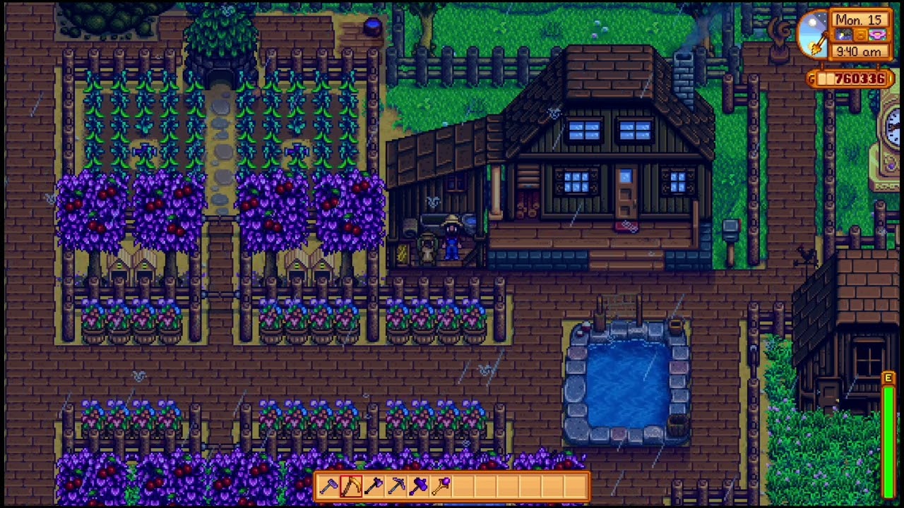Stardew Valley Thunder & Rain (10 Hours)