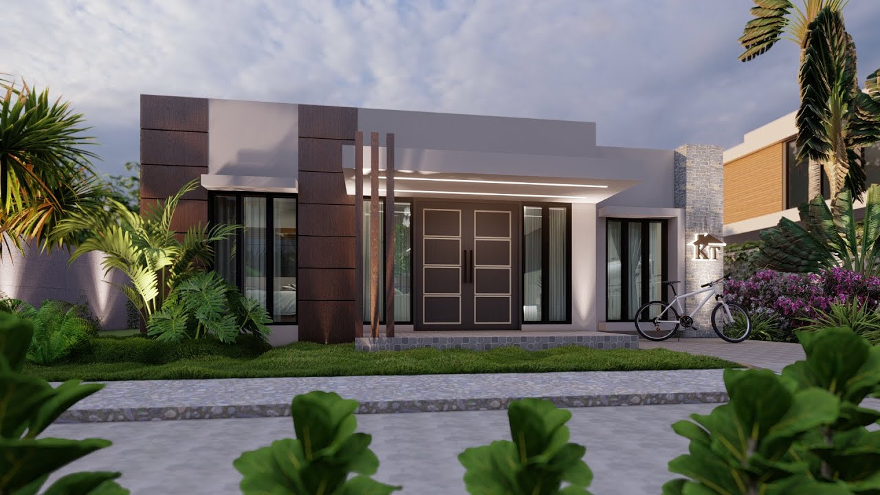 house design idea 12mx10m/small house 3 bedrooms [model0095]