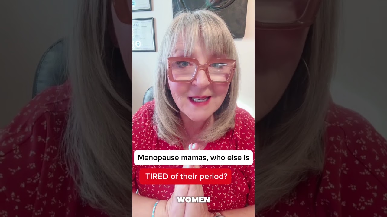 Menopause mamas, who else is TIRED of their period? #kayemenopausesolutions