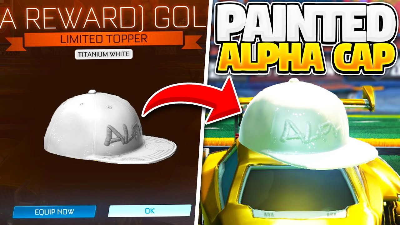 PAINTED ALPHA CAP On Rocket League!