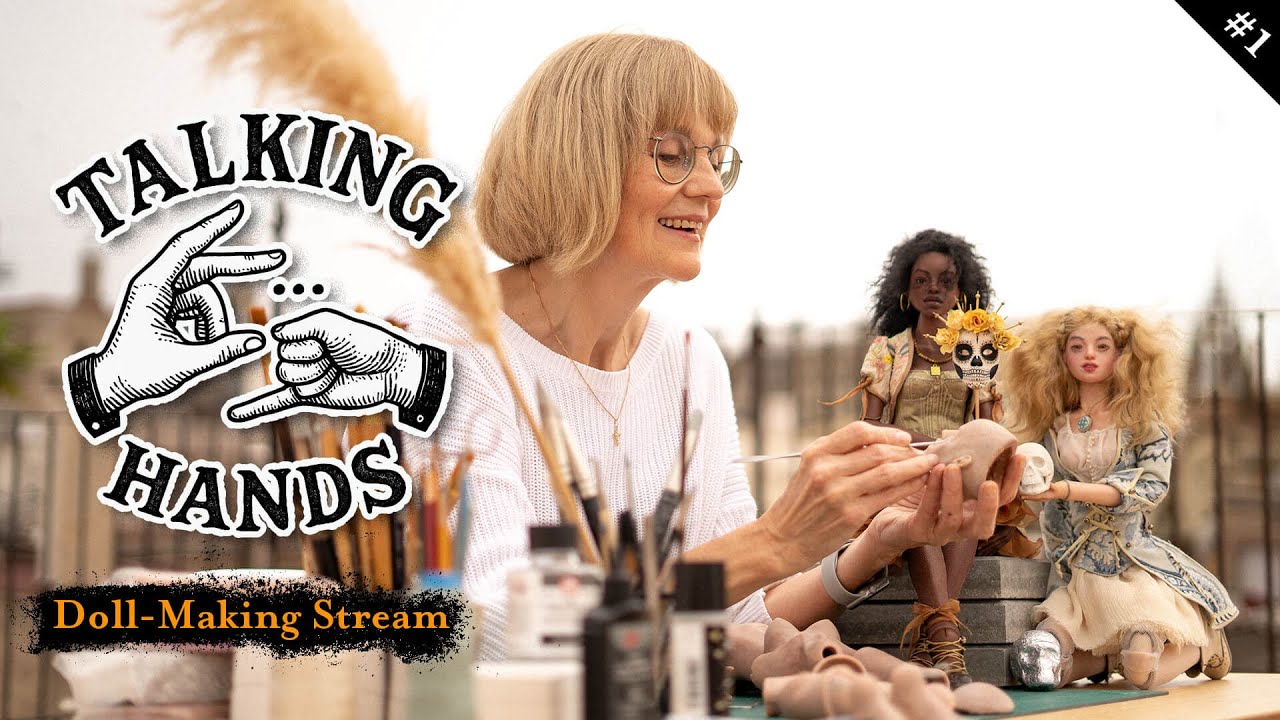 🔴 Sculpting a BJD Doll from Scratch — Hands That Tell Secrets (LIVE!)