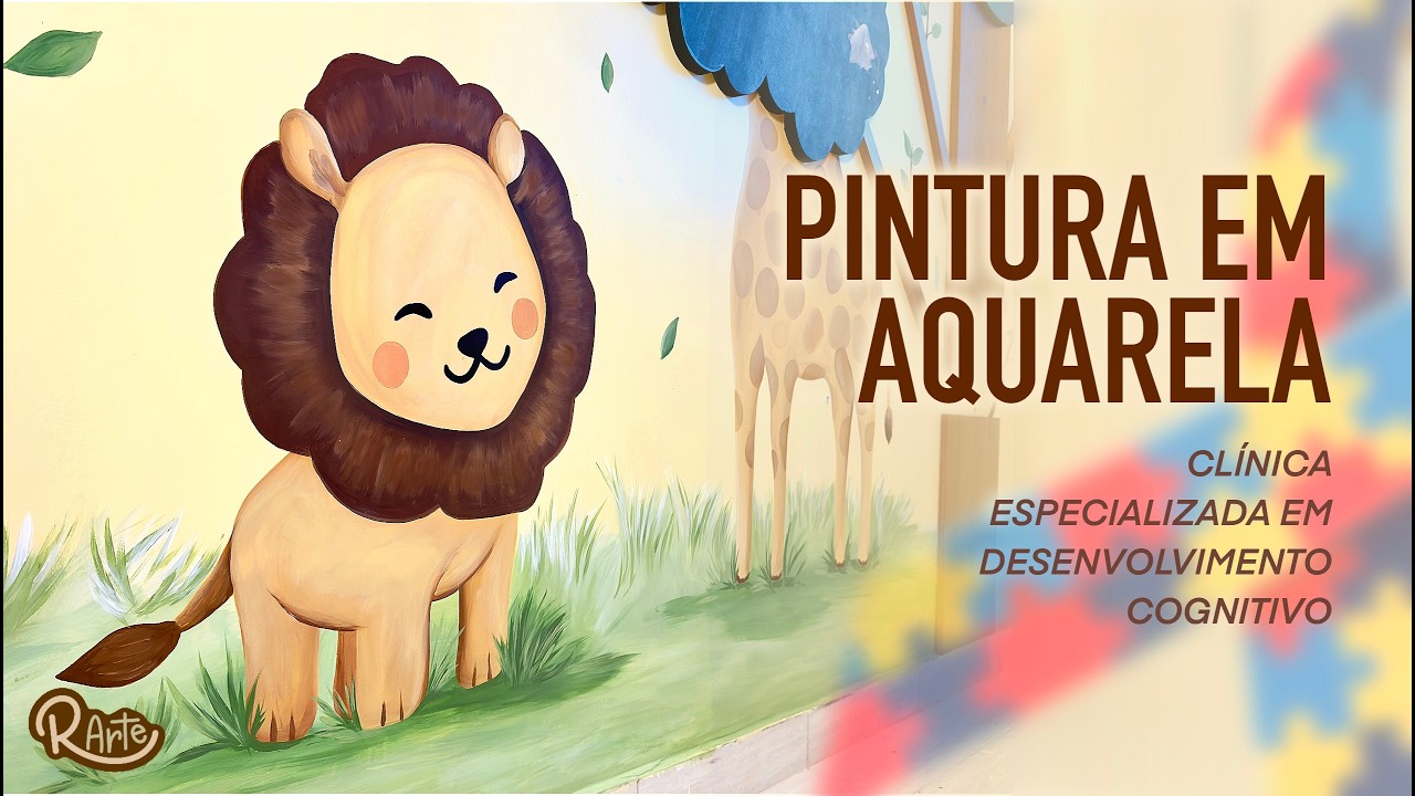 Pintura de Parede para Clínica Infantil (TDAH, TEA e Transtornos de Aprendizagem)