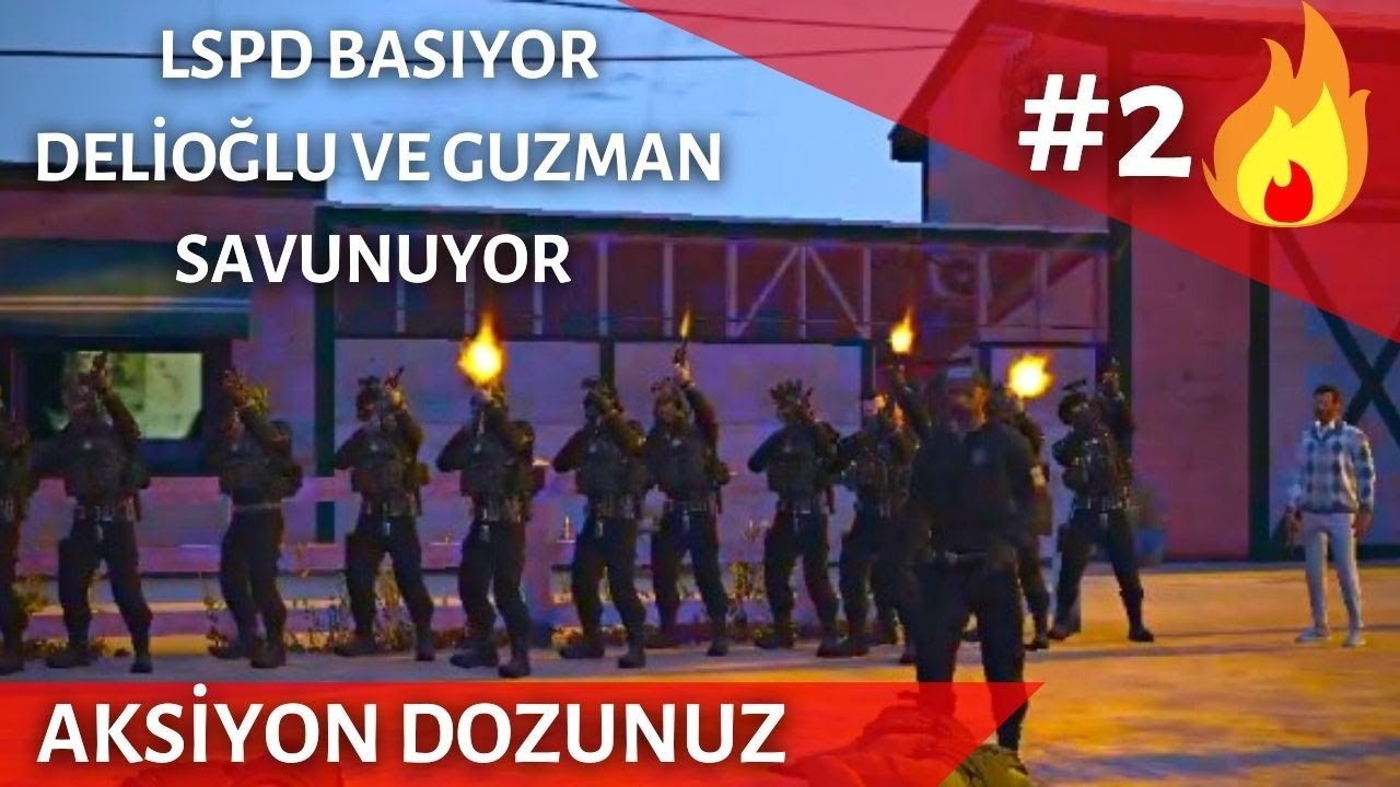 LSPD BASIYOR #DELİOĞLU ve #GUZMAN SAVUNUYOR VR ROLEPLAY #VRRP GTA 5