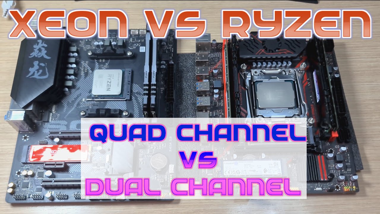 Dual vs Quad Channel en Xeon 2697v3 Comparativa Xeon Vs Ryzen