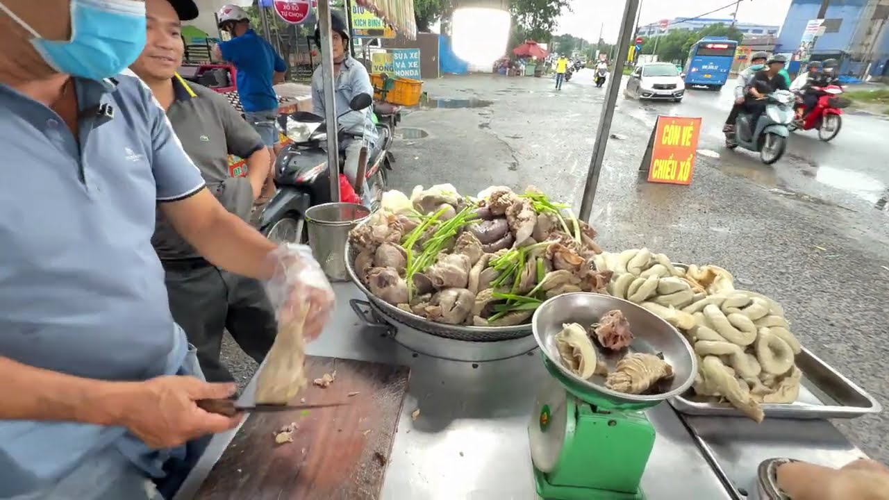 MẸT LÒNG HEO CHÀ BÁ rẻ BÌNH DÂN Nhất VỈA HÈ Sài Gòn | Street Food Sai Gon