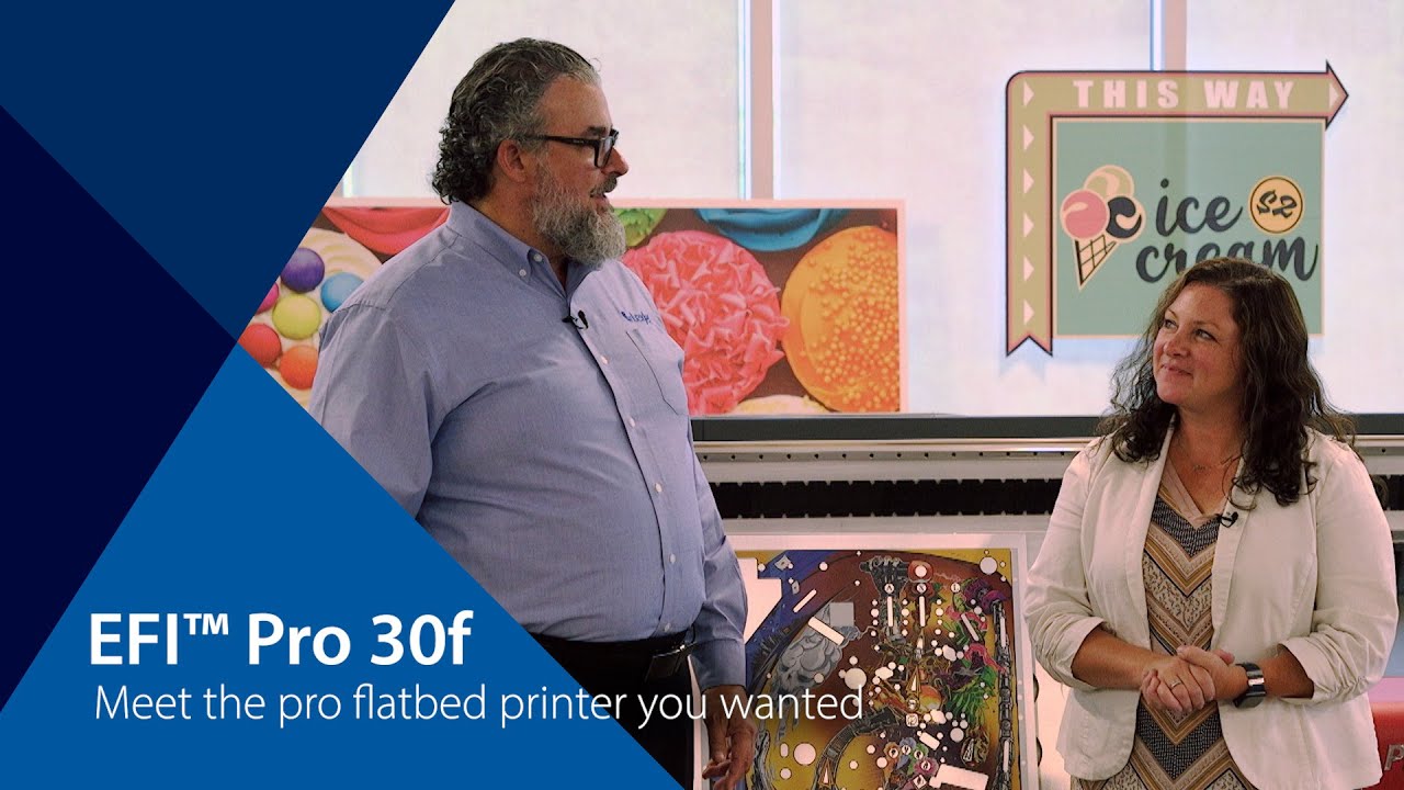 Discover the Latest in Flatbed Technology with the EFI&trade; Pro 30f
