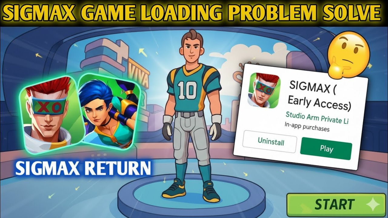 SIGMAX GAME LOADING PROBLEM SOLVE | SIGMA GAME UPDATE | SIGMAX 2.0 DOWNLOAD LINK