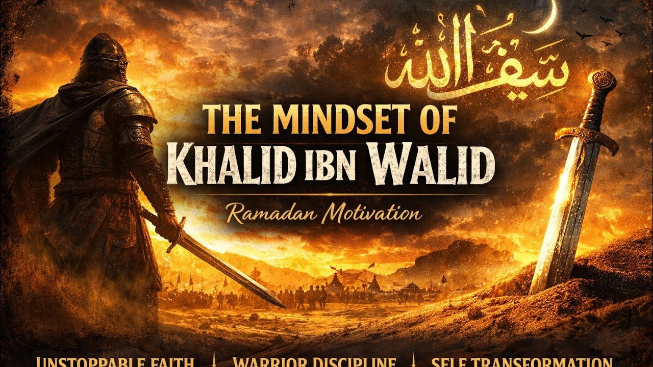 The Mindset of Khalid ibn Walid (RA) | Ramadan Self-Improvement Motivation | Islamic Powerful Speech
