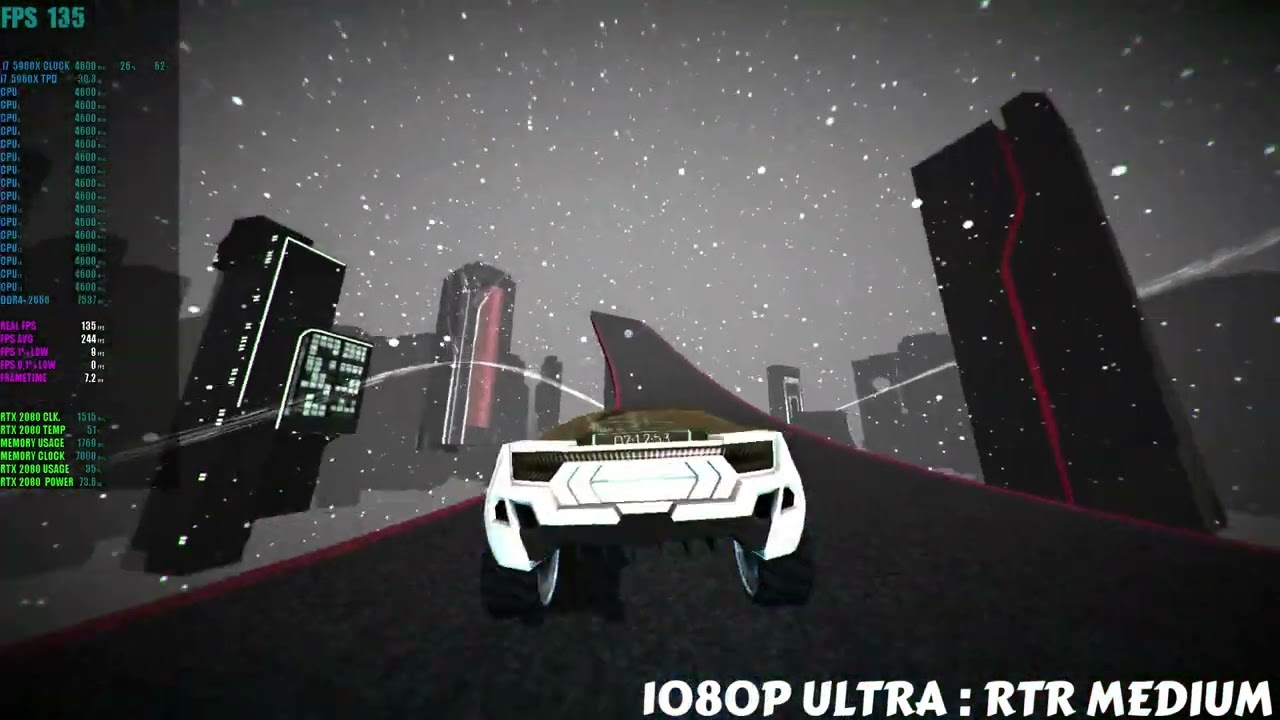DISTANCE RACING | RTX 2080 | i7 5960X | 1080P | 1440P | REFLECTIONS | LOW| MED| HIGH| ULTRA